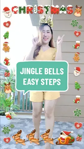 Christmas Easy Dance Steps | Jingle Bells Easy Dance Steps #christmas #christmasdance #christmasjinglebells #jinglebells #easydancesteps #easysteps #dancechallenge  #dance #danceeasy 