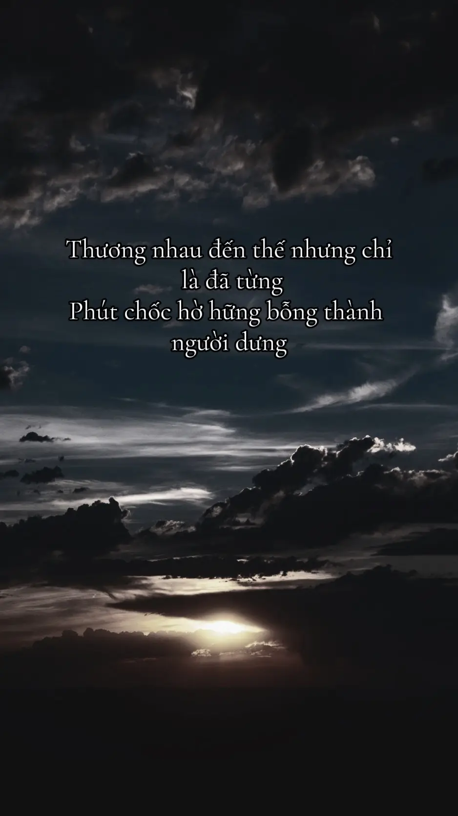 Thương nhau đến thế nhưng chỉ là đã từng Phút chốc hờ hững bỗng thành người dưng #buồn #buônmotchutthoi #tâmtrang_buồn❤️😌 #pyfツ #stt_buồn_tâm_trạng😞 #tâmtrang_lbuồn #soc1997 