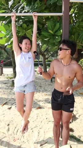 how long could you hang for? @100plus_singapore  #100plussg  #FuelLikeAPro  #samuelkwan  #samuelkwanchallenge  #streetchallenge  #publicchallenge #fyp 
