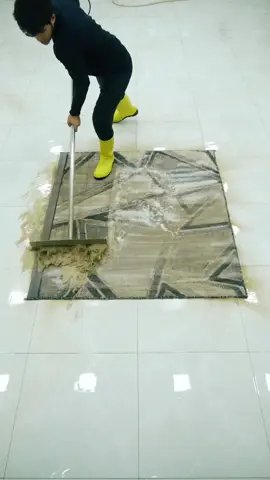 Check out my new yellow boots #asmr #rugwashing #satisfying #carpetcleaning #shorts #carpet 