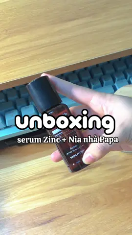 #sẻumniacinamide #papa #niacinamide #zinc #unboxing #videoviral #paparecipe 