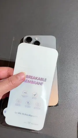 Ultra-thin matte back film for iPhone 15 Pro Max  #iphone15promax #Backskin #apple #iphone15skin #reels 