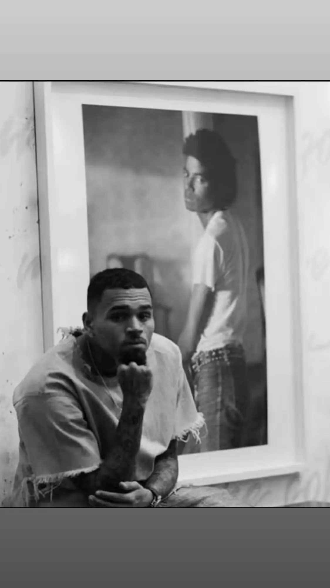 Breezy sure wants everyone to heal ❤️‍🩹 #chrisbrownofficial #mensday2023 