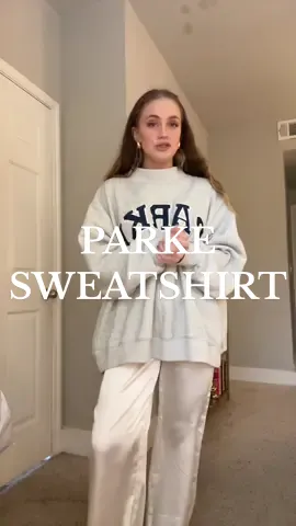 im clearly very passionate about this sweatshirt!!!! not taking it off @PARKE @chelsea parke #parkesweatshirt #parkemockneck #parkeoffical 