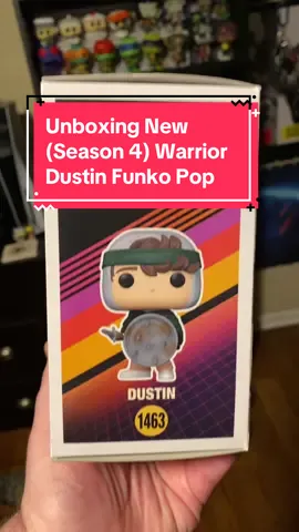 I got the New (Season 4) Warrior Dustin Funko Pop today from Gamestop. I love the shield he is holding. #strangerthings #strangerthings4 #dustin #funkopop #fyp #netflix #trending 