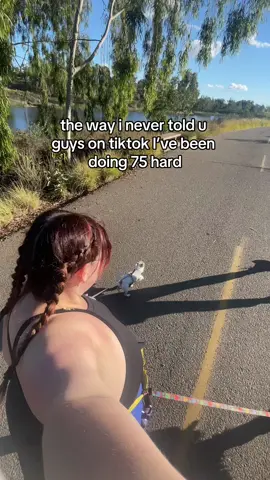 tomorrow is day 50 🤪 JFJDHSBS it’s literally been my entire personality???? Idk how i did tell u ive been posting a picture everyday on ig maybe ill make a video of them all when im done and post it on here! Sorry 😅 #75hard 