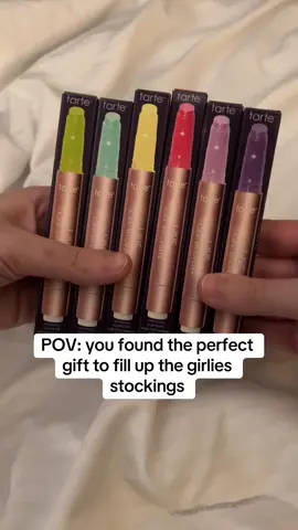 POV: you found the perfect lipstick from tarte to fill up everyone’s stockings 