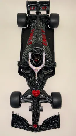 Lights out and away we go ❤️🏁🏎️💨  Custom rhinestoned @Formula 1 RC car commissioned by the F1 Las Vegas team. More coming soon… 👀  #f1 #formula1 #lasvegasgrandprix #raceweekend #f1lasvegas 