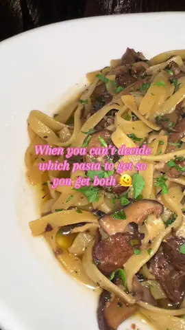 I’m just an indecisive, pasta loving girly #pasta #Foodie #FoodTok #food #dinner 