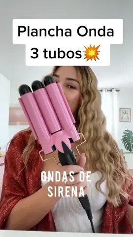 Ondas de sinera. Plancha tres tubos #costarica🇨🇷 #costaricacool #costaricapuravida #colochos #ondasdesirena #aviimport ##hermosa ##tica #planchadecabello 