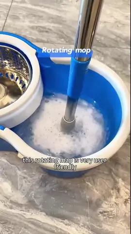 This rotating mop is very user-friendly. It can not only adjust the length but also rotate 360 degrees, making cleaning effortless~no need to wash the mop by hand.#fyp #goods #useful #tiktok #capcut #smartlife #capcut #rotatingmop 