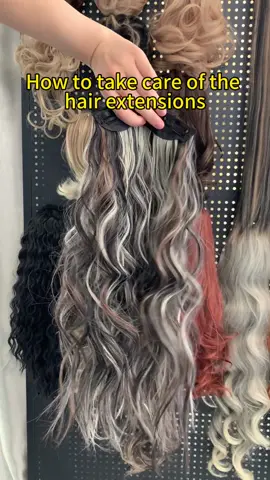 how to take care of the hair extensions #clipinhairextension #beauty #hairstyle 
