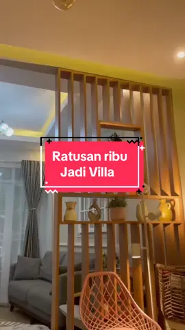 Ratusan ribu bikin ruangan ala ala villa😱 ternyata cuma pakai kisi kisi pembatas dinding guyss!! Harga murah meriah karna lagi ada promo!! Langsung sikattt sebelum kehabisann #partisi #kisikisipembatas #pembatasdinding #sekatruangan #dekorvilla 