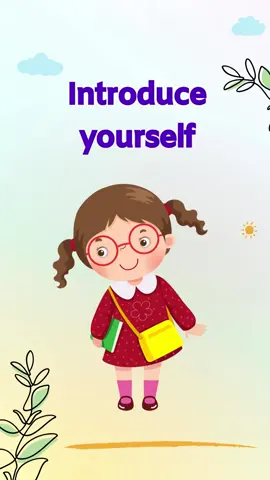Introduce yourself - Hãy Giới thiệu Về Bản Thân #hocgiaotieptienganh #tienganhchobe #behoctienganh #hoctienganhcanban #tienganhmamnon #tienganhmaugiao #tienganhgiaotiep #introduceyourself #introduceyourselfinenglish 