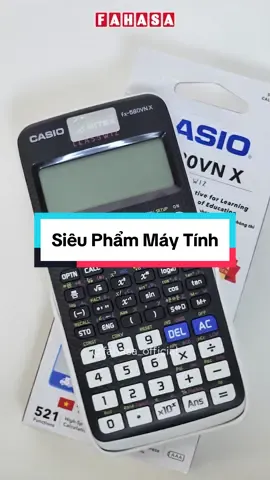 👆 Siêu phẩm máy tính học đường Casio FX580 VN X #casio #fx580vnx  #maytinh #maytinhcasio #casio580vnx #vpp #fahasa 