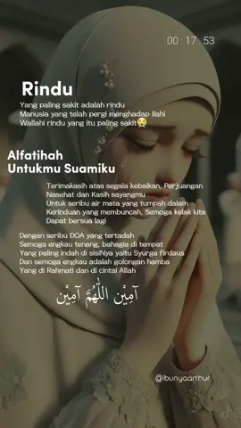 Semoga surga firdaus tempatmu ya sayang 🥰🤗    #CapCut #doa #fyp #Aamiin #suamiku #suamiistri #suamikusayang #rindu #keluargabahagia #singlemom #singleparent  #rinduyangtelahtiada #duniaberbeda 