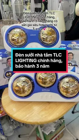 Đèn sưởi nhà tắm TLC LIGHTING chính hãng, bảo hành 3 năm, hàng có sẵn giá siêu hợp lý ạ 💕  #diennhatnga #densuoi #densuoinhatam #densuoitlc #tlclighting 