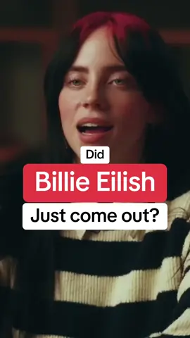 billie elish admits to being physically attracted to woman. #lesbian #billieeilish #gay #lgbt #comeout 