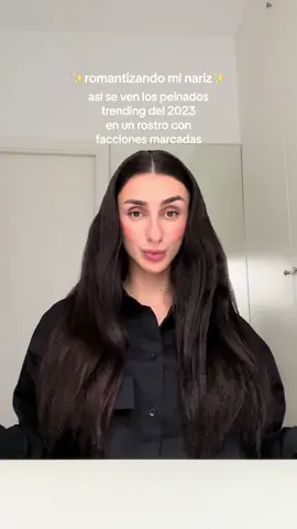 agradecemos a mis ancestros arabes 😂 #peinadostrending #narizgrande 