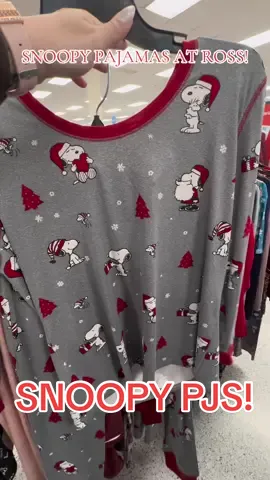 These pajamas were so cute! #fyp #christmas #vegas #haul #christmastok #snoopy #snoopychristmas #shopping #ross #rossfinds 
