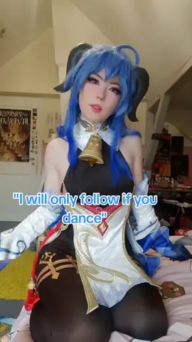 Will you follow me now?💕 #ganyu#ganyucosplay#GenshinImpact#genshinimpactcosplay#fypシ 
