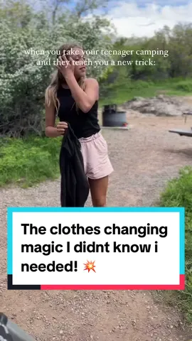 How with all my workd traveling and hostile living have i not learned this trick before today!?! How to change your pants without taking them off! 🤯 Thanks @Anna Roberts for this brilliant hack! #campinghacks #clotheshack #worldtravelhacks 