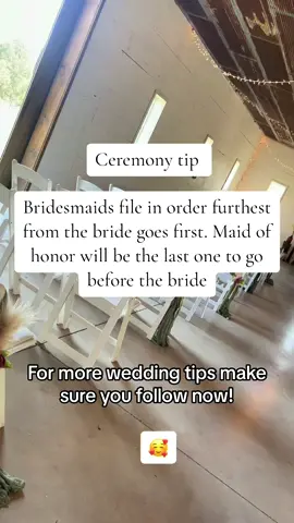 #ceremonytip #wedtok #weddings 