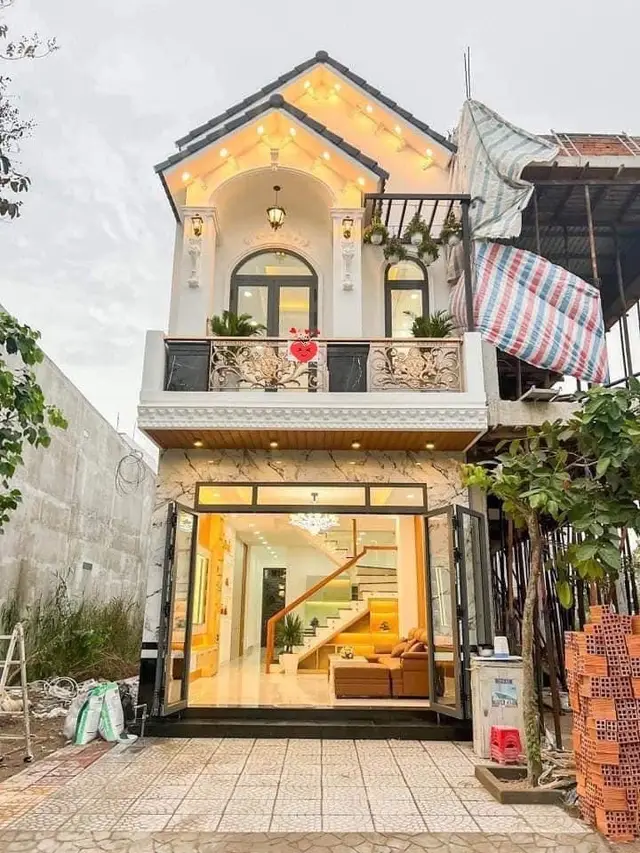 Nhà trệt một lầu mái thái 🏡