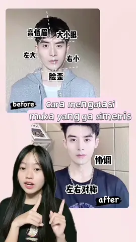 cara mengatasi muka yang kelanjur ga simetris #cerrynabeautytips 