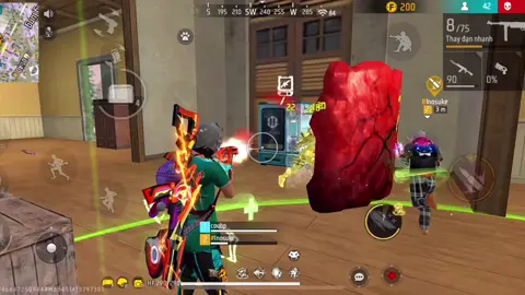 Combo gank teem vs UAV hồi HP 💀#GamingOnTikTok #quandoanob42 #freefire #xuhuong 