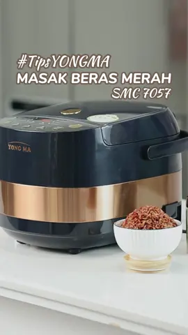 Sahabat YONG MA mau menjalankan pola hidup sehat? Tapi bingung cara masak nasi merah? Ini dia tips rahasia untuk membuat Nasi Merah yang pulen, dijamin bikin ketagihan. Masak nya pakai Magic Com SMC 7057 dengan Fungsi Menu Nasi Merah, simak video nya sampai habis ya!  #MagicComYongMa #SMC7057 #TipsNasiMerah #MenuDiet #TipsDiet