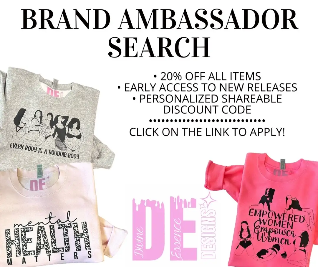 Working on building my little brand into something bigger 🫶🏻 one step at a time! With that being said im looking for brand ambassadors! 🔗 is on my page to apply! #MentalHealthMatters #BreakTheStigma #brandambassadorwanted #brandambassadorsearch #brandambassadorswanted #collab #collabwithme #empoweringwomen #empoweringwomenempowerwomen 