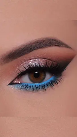 Easy Blue  eyes make-up  #blue #soft #makeup #foryou #makeuptutorial #m #makeuphacks #