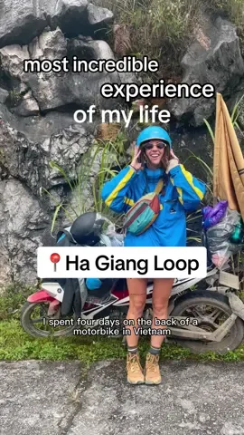 full details in caption!! 👇🏼 My friends and I booked through Mama’s Homestay (via WhatsApp +84915121987). You don’t need to book far in advance, we booked just a few days out. There were about 60(ish) people on our tour and we were split into four groups. Jasmine is another popular company that people book through, but they run about 150+ people per tour and we wanted something smaller. With that said, there are many other great tour companies and you can also arrange private tours or DIY the whole thing.  I am so glad I opted to go the Easy Rider route and have someone drive me. The road can be quite dangerous and I wanted to be able to sit and enjoy the views of the scenery! I felt very safe the whole time and my driver was awesome.  Getting to and from Ha Giang is fairly easy and all was arranged through the hostel. On the night before the start of the loop we took a 9pm VIP sleeper bus ($12) from Hanoi and arrived at Mama’s at about 3am. We had a free night included in the tour booking so we slept on a mattress in a big open room and woke up the next morning to start the loop. At the end of the tour we took an evening sleeper bus back to Hanoi, (also $12) left at about 8pm and arrived in Hanoi at 2am.  The weather for us was rainy on the first day, cloudy on the second and cold on the others but the views were still absolutely incredible. I was definitely unprepared for the cold and ended up borrowing some clothes from friends and buying some warmer pants. I would 100% come back and do the whole loop again in sunny weather as it would be a whole new experience.  Absolutely the best way to end my time in Vietnam 🫶🏼 #hagiang #hagiangloop #travelvietnam #backpacker #backpackingadventures #seasiatravel 