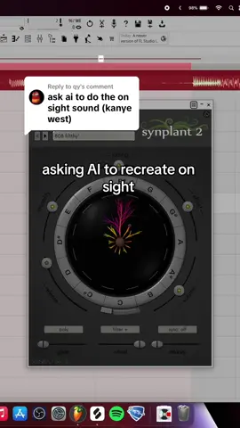 Replying to @qy yeezy season approachin #synplant2 #ai #onsight #kanyewest #yeezus 