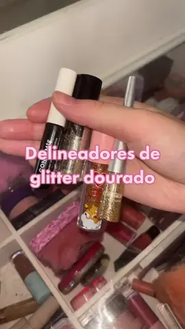 adoro tanto esses delineadores de glitter amigas