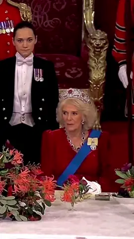 Queen Camilla Sparkles in the Burmese Ruby Tiara at Buckingham Palace ✨👸🏼