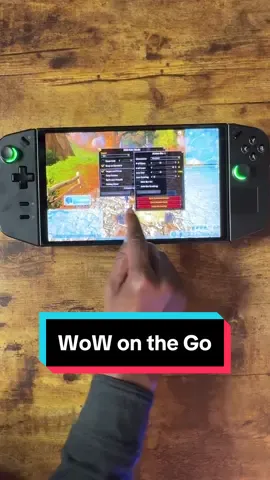 Here’s how I play WoW on the Go #legiongo #lenovo #lenovolegion #gamer #gaming #worldofwarcraft #handheldgamer 