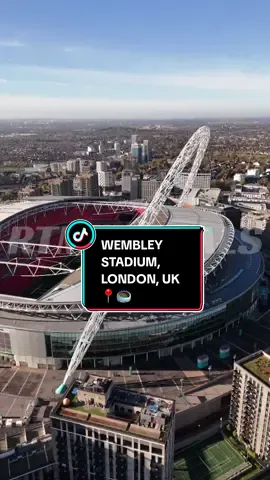 Wembley Stadium 📍🏟 #london #england #fa #footballassociation #wembley #wembleystadium #wembleystadiumlondon #football #footballstadium #sport #drone #dji #dronefootage #dronefootage4k 
