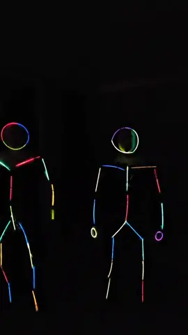 cha cha dance with bestie #bestie #glowsticks #glowstickchallenge #chachaslide @julylopez7 