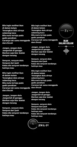 #ASSALAMUALAIKUM🤍Fz #VITA_ALVIA_IKAN_DALAM_KOLAM🤍Fz#qouteslagudanlirik_fz💚 #lagudanlirik_fz💚 #lagudanlirik_fz #jiwa_fz #suara_fz #fz_jiwa_muzik #fz #yed #fzyed #fzyed❤️forever #fzyed❤️ #fzyed❤️foreversongs_fz #fzyed❤forever #qoutes_fz #fzyed❤ #fzyed❤️foreversongs_fz #fzyed❤ #qoutes_fz #qoutesfz #qoutes_fz💚 #qoutesfzyed #laguartisindonesia💚🤍 #laguviraltiktok💚🤍 #laguviraltiktok🤍fz #lagu_dangdut🤍Fz#lagucoverviraltiktok💚🤍fz #lagucoverviraltiktok💚🤍 #lagucoverviraltiktok💚 #original_fullsongs_fz #original_fullsongs_fz❤ #fz_jiwa_muzik_full_trending #Vita_Alvia🤍Fz#Lirik_Lagu_ikan_dalam_kolam🤍Fz#lagujiwang_fz #