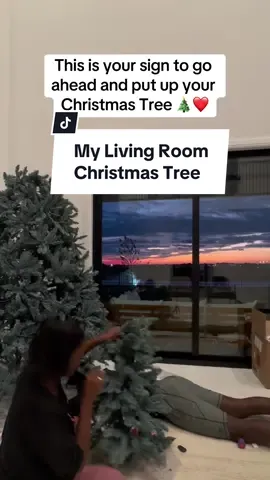 Living Room Christmas Tree is up! It’s holiday vibes all through thr house 😍❤️🎄🎁.  @Tolani AV  #lifestyleinfluencer #cheapchristmastree  christmas tree decor christmas tree 2023 ideas christmas trees to buy christmas tree hacks christmas tree ideas christmas tree train christmas tree aesthetic christmas tree lights  