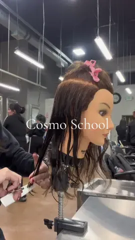 I recommend beauty school ;) #beauty#hair#cosmoschool#cosmostudent#DITL#DITLbeautyschool#haircutting#acrylics#studying#school#labeauty#life#fyp#tiktok 