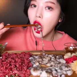 raw octopus Korea Mukbang eatingshow #eat #asmr #mukbang #food #boki