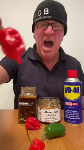 3 Reapers and a jalapeño chilli in some Ronin and mamalizs chilli oil #australia #america #fyp #viral #featureme #equality #love #london #iran #