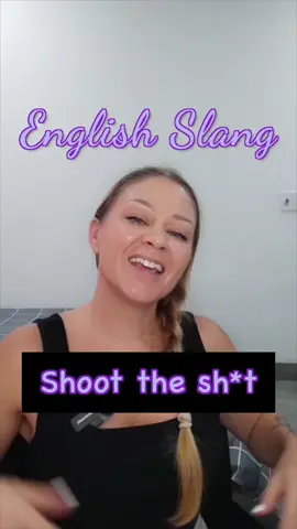 Native English expression: shoot the shit. Do you like to sit around and shhot the shit with friends or family in the morning? ...or do you get right to work? #speakenglishnow#nativeamerican#englishvocab#improveenglish#learnenglishontiktok#nativeenglishteacher#speakbetterenglish  #improveenglishvocabulary#americanenglish#learnenglishdaily #englishgrammar#english #americanenglish