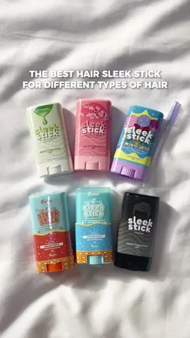 the best hair sleek stick for different types of hair 💚🩷💜🧡🩵🖤  #sleekstick #sleekstickbyestained #estained #handledbyjeza #sleekesties #sleekhair  