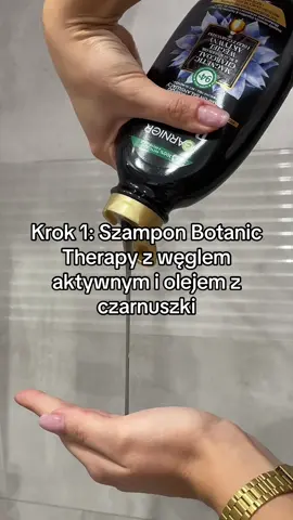 Szybka pielęgnacja w domu? Garnier ma na to sposób, są to produkty Garnier Botanic Therapy z węglem aktywnym i olejem z czarnuszki 🫧 #garnier #hairroutine #haircare  #botanictherapy #wspolpracaplatna @Garnier 