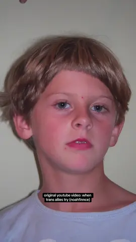 any trans guys uh.. relate to the uh.. the bad haircuts.. uh…  this is a clip from my youtube vid “when trans allies try”  #ftm #trans #lgbt #transhaircut #genderaffirminghair 