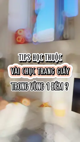 Học thuộc VÀI CHỤC TRANG GIẤY?  #bikiphocgioi #kynanghoctap #2k6muondodaihoc #hocsinhgioivan #hocsinh #hocthuocnhanh 
